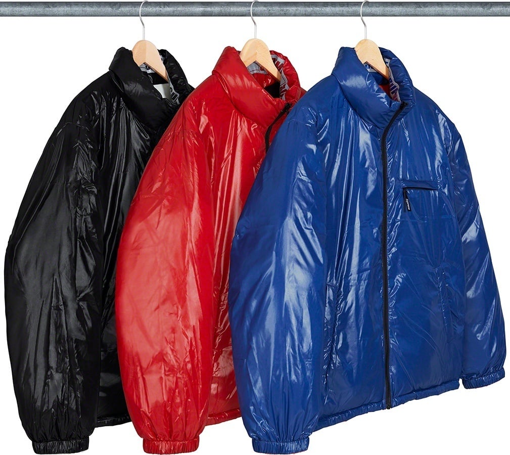 Shiny Reversible Puffy Jacket